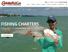 Tablet Screenshot of catchmeifucanfishingcharters.com